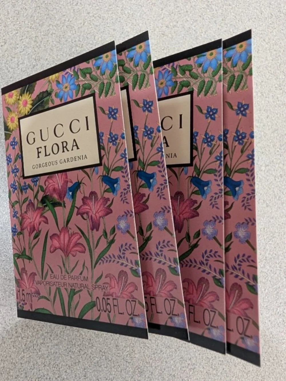 🆕🌸💐Gucci Flora Mini Gift Set — Pink, Yellow, Orange & Deep Magenta Bottles - Picture 5 of 5